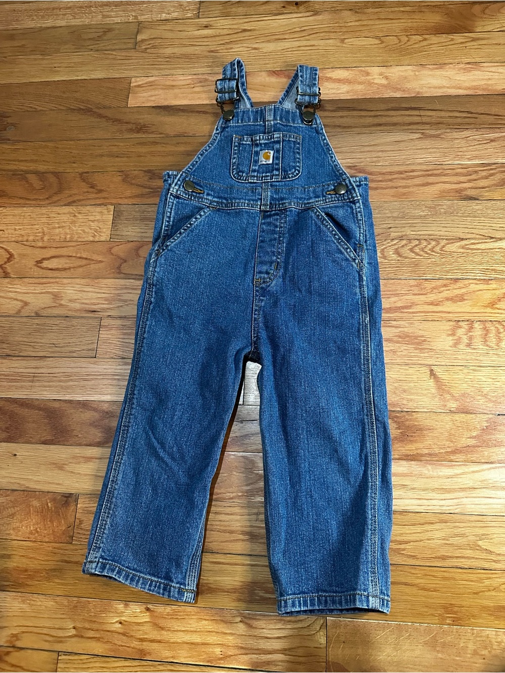 Carhartt Toddler Denim Overalls Master Cloth 2T